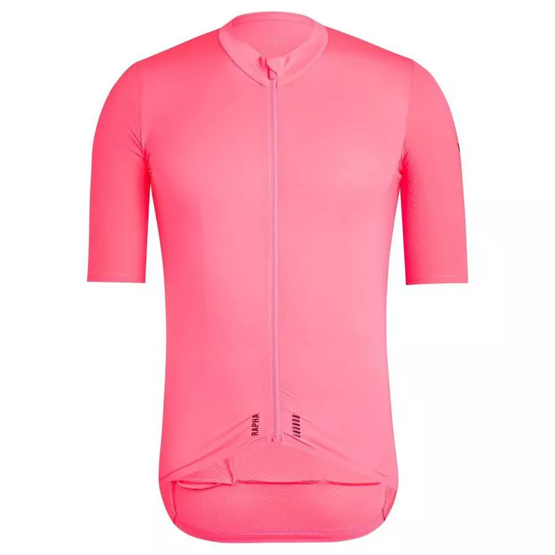 Rapha Mens Archive Pro Team Aero Jersey (High-Vis Pink) | Sportpursuit