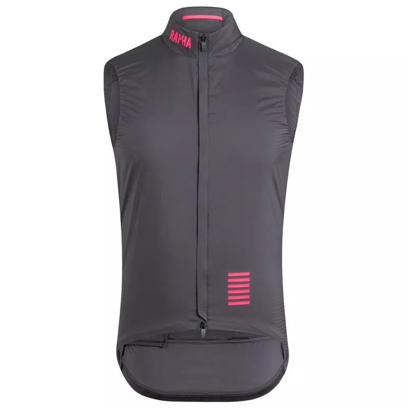 Rapha Mens Pro Team Insulated Gilet (Carbon Grey) | Sportpursuit.com