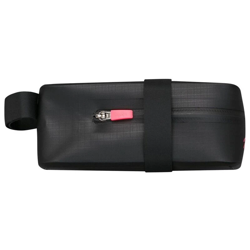 Rapha Medium Saddle Bag (Black/High-Vis Pink) | Sportpursuit.com