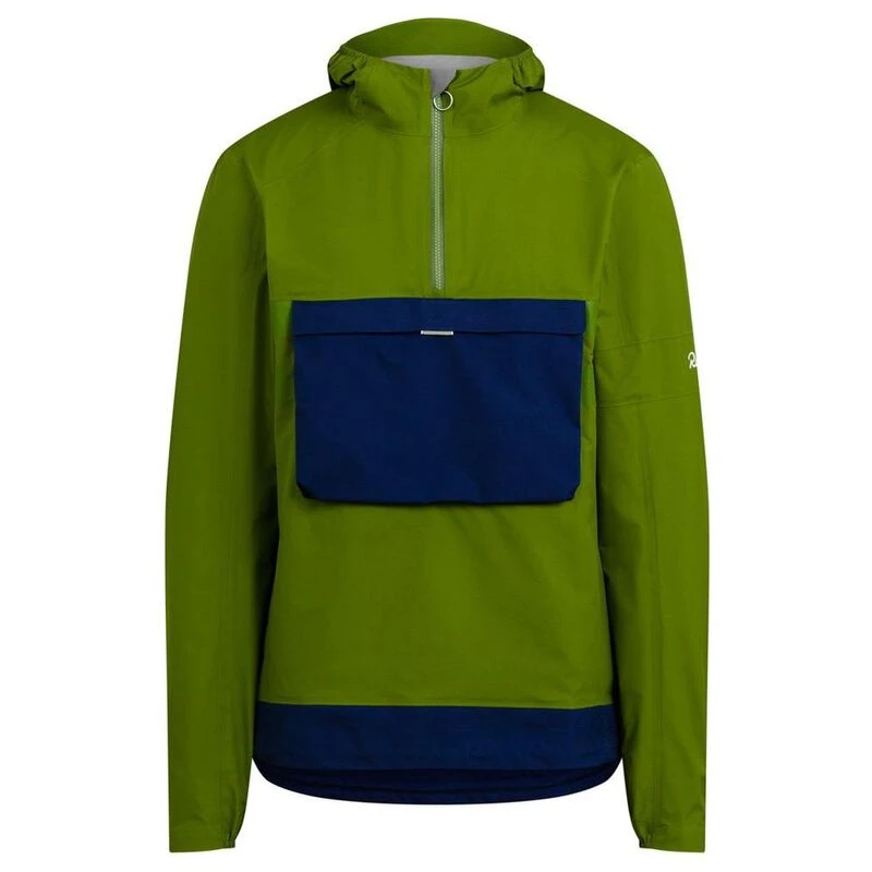 Rapha Mens Explore Hooded GORE-TEX Pullover Waterproof Jacket (Green)