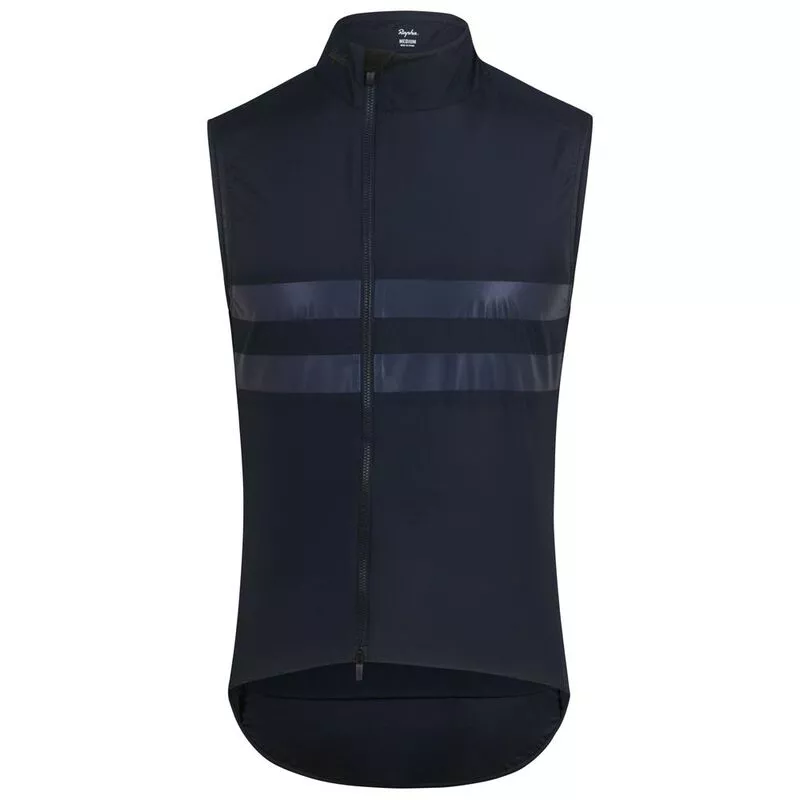 Rapha Mens Brevet Gilet With Pockets Gilet (Dark Navy) | Sportpursuit.