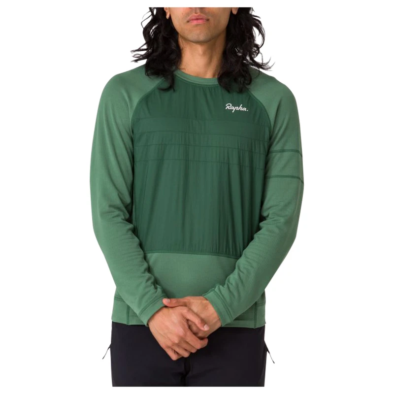 Rapha Mens Explore Pullover (Dark Green) | Sportpursuit.com Rapha Mens Explore Pullover (Dark Green) | Sportpursuit.com