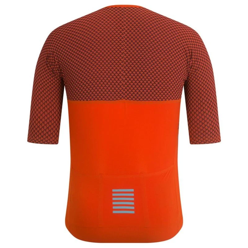 Rapha Mens Pro Team Crit Jersey (Dark Orange/Dark Navy) | Sportpursuit