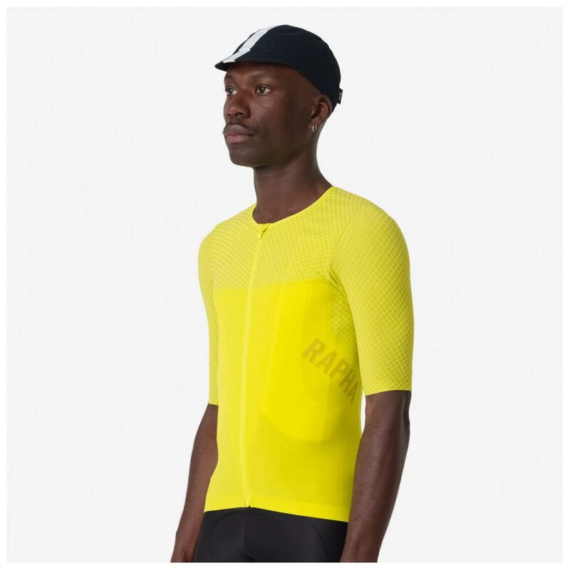 Rapha Mens Pro Team Crit Jersey (Chartreuse/Gecko Yellow) | Sportpursu