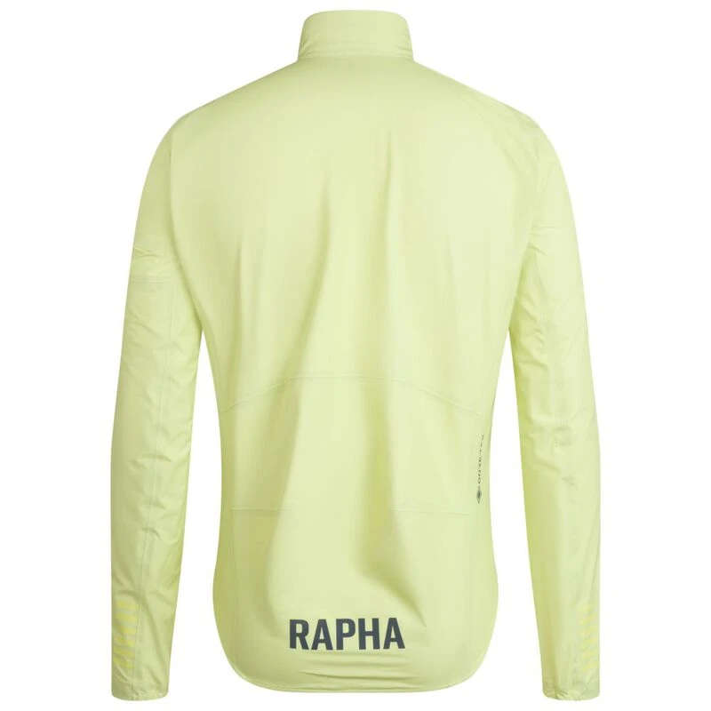 Rapha Mens Pro Team Gore-Tex Rain Jacket (Lime Green/Dark Navy) | Spor