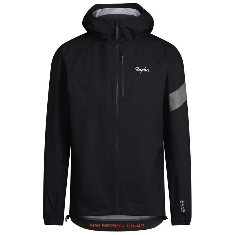 ウェア Rapha GORE-TEX INFINIUM Rapha Mens Trail GORE-TEX Infinium Jacket (Black/Light Grey Marl) | Sp