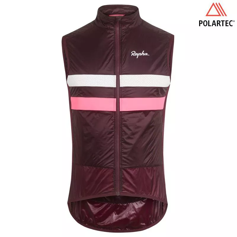 Rapha Mens Brevet Insulated Gilet (Blue/Bronze) | Sportpursuit.com