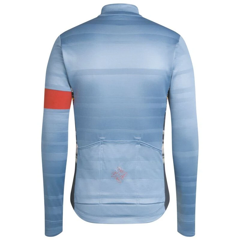 Rapha Mens Classic Long Sleeve Jersey (Grey Blue) | Sportpursuit.com