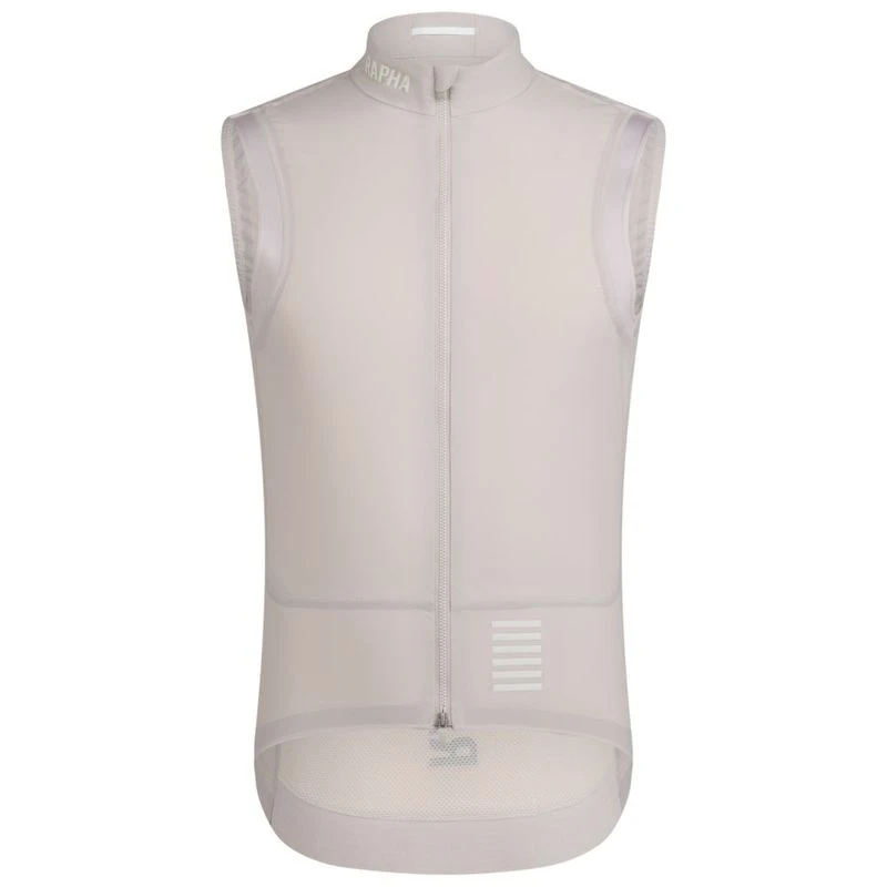 Rapha Mens Pro Team Gilet (Silver Gray /White Alyssum) | Sportpursuit.