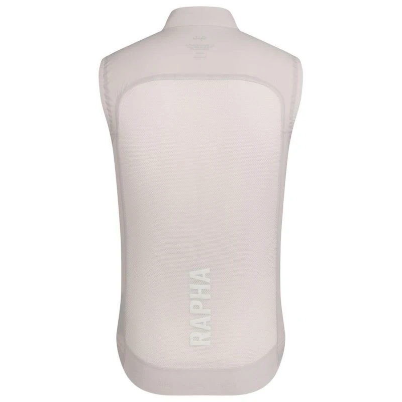 Rapha Mens Pro Team Gilet (Silver Gray /White Alyssum) | Sportpursuit.