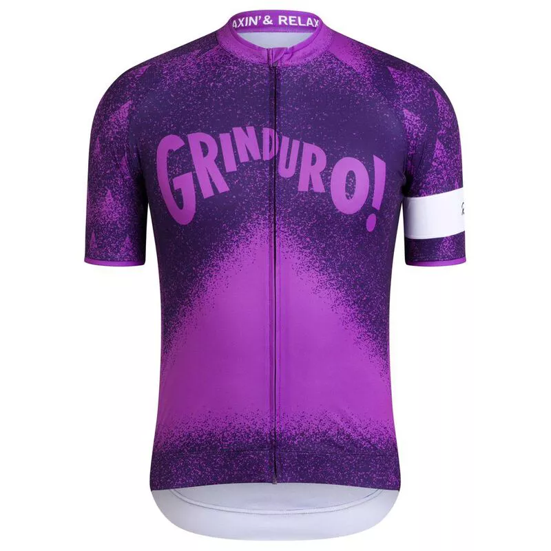 Rapha Mens Grinduro Core Jersey (Purple) | Sportpursuit.com