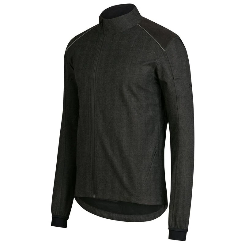 Rapha Mens Tweed Softshell Jacket (Grey) | Sportpursuit.com