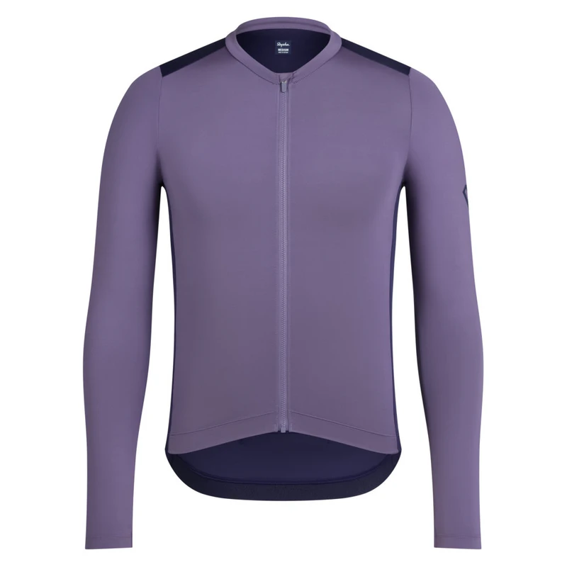Rapha Mens Pro Team Long Sleeve Lightweight Cycling Jersey (Dusted Lil