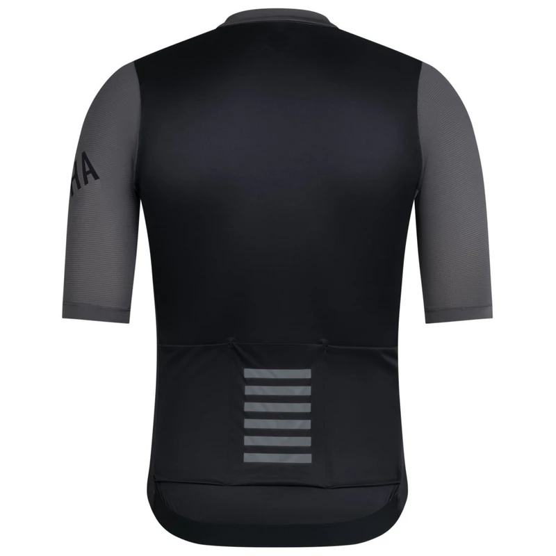 Rapha Mens Pro Team Training Cycling Jersey (Grey/Black) | Sportpursui