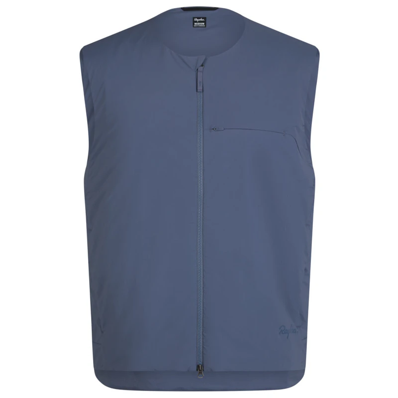 Rapha Mens Insulated Gilet (Grisaille/Vintage Indigo) | Sportpursuit.c