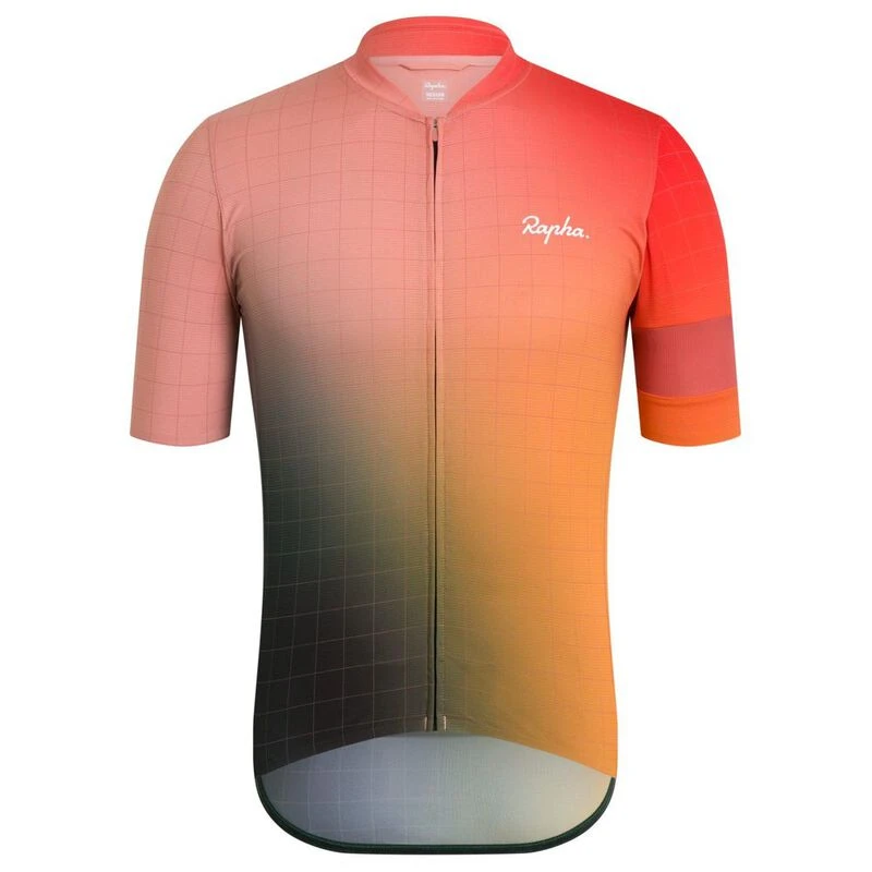 Rapha Mens Classic Flyweight Print Jersey (Rose Print) | Sportpursuit.