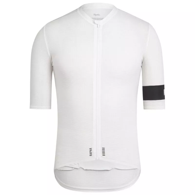 Rapha Mens Pro Team Flyweight Jersey (White) | Sportpursuit.com