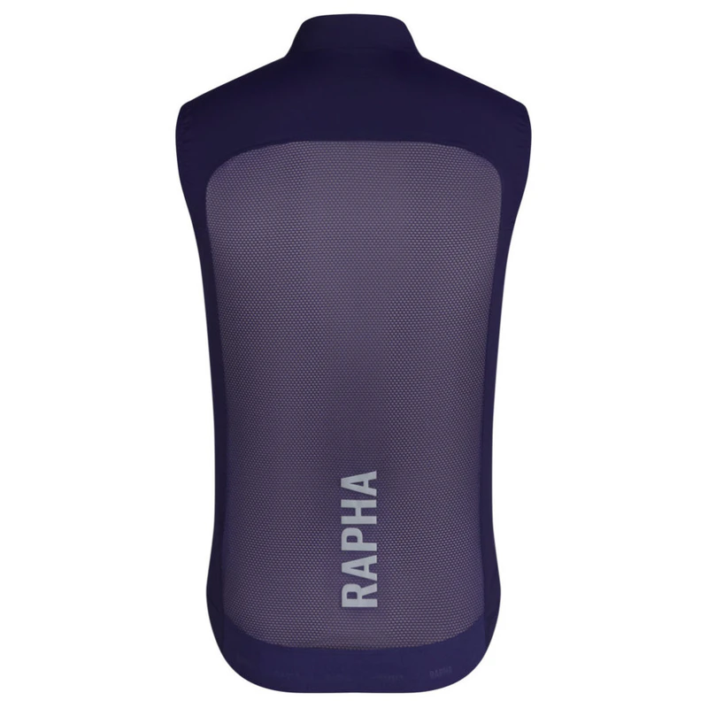 Rapha Mens Pro Team Lightweight Gilet (Navy Purple /Silver Reflective)