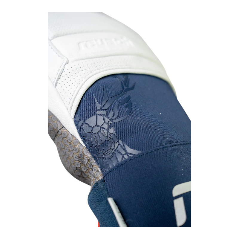 Reusch Mens Cyprien Sarrazin Gloves (White/Dress Blue) | Sportpursuit.