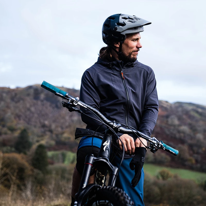 Rivelo Mens Stormfleece MTB Jacket (Slate) | Sportpursuit.com