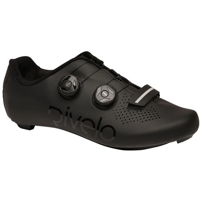 Carbone de course. Chaussures de vélo de route en cuir. Marron & feu | – D R O M A R T I