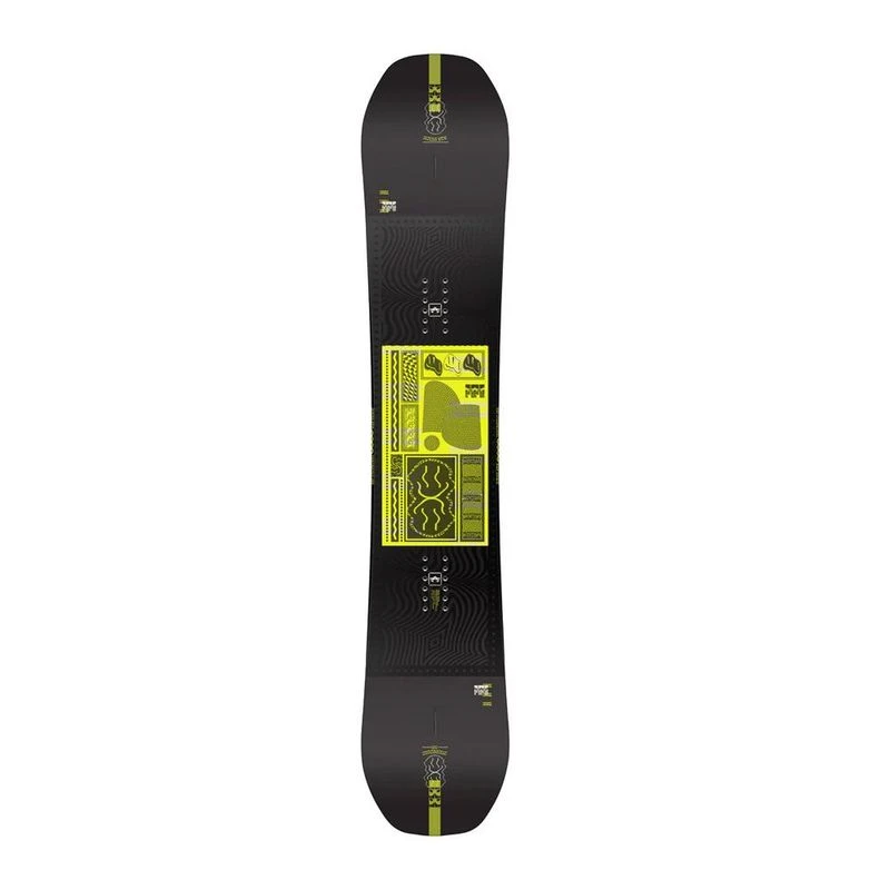 Snowboard Rome SDS, noir et vert neon, 153 cm long, avec attachments, bon etat