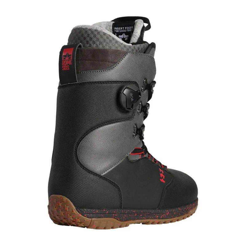 Rome Mens Bodega Hybrid Boa 2 Snowboard Boots (Black) | Sportpursuit.c