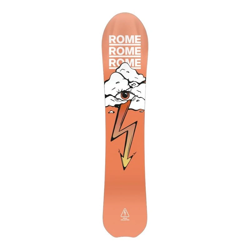 Rome Mens Stale Fish Snowboard (Orange/White) | Sportpursuit.com