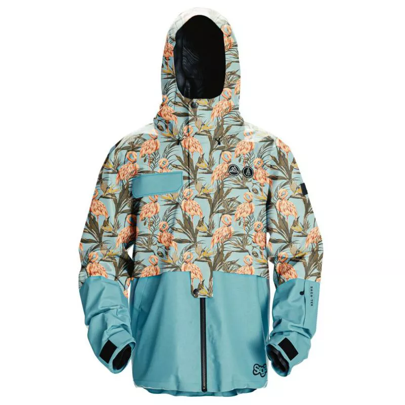 Saga Mens Anomie Ski Jacket (Flamingo) | Sportpursuit.com