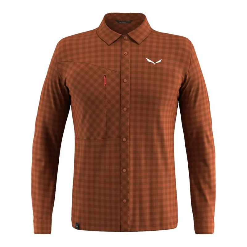 Chemise Mountain Hardwear Homme – XL, Marron, Manches Courtes, Boutonnée, Extérieur