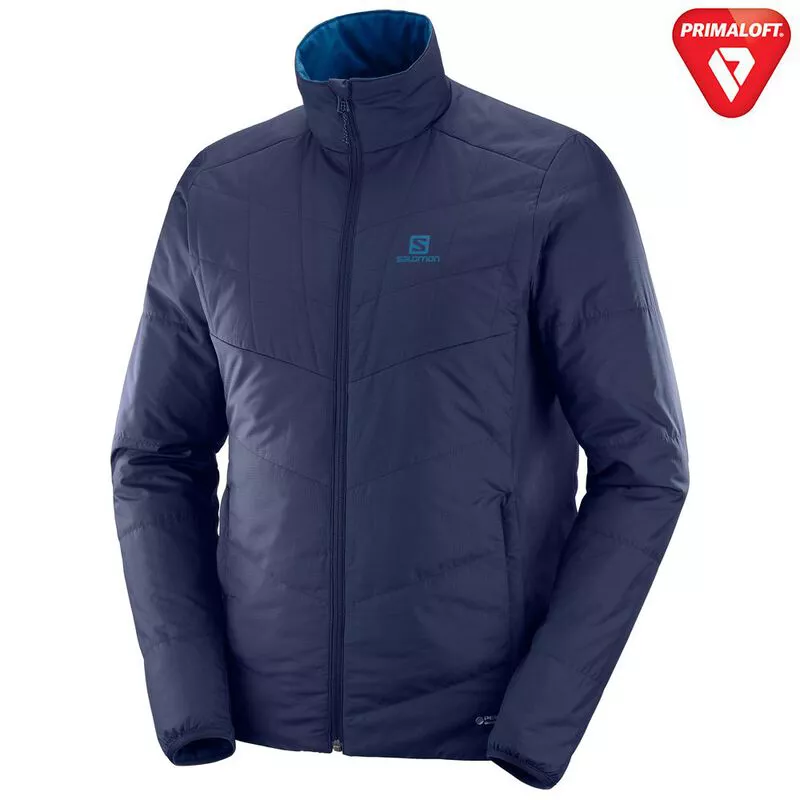 Salomon Mens Drifter Reversible Midlayer Jacket (Night Sky/Poseidon) |