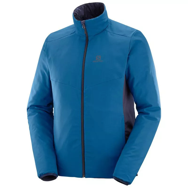 Salomon Mens Drifter Reversible Midlayer Jacket (Night Sky/Poseidon) |