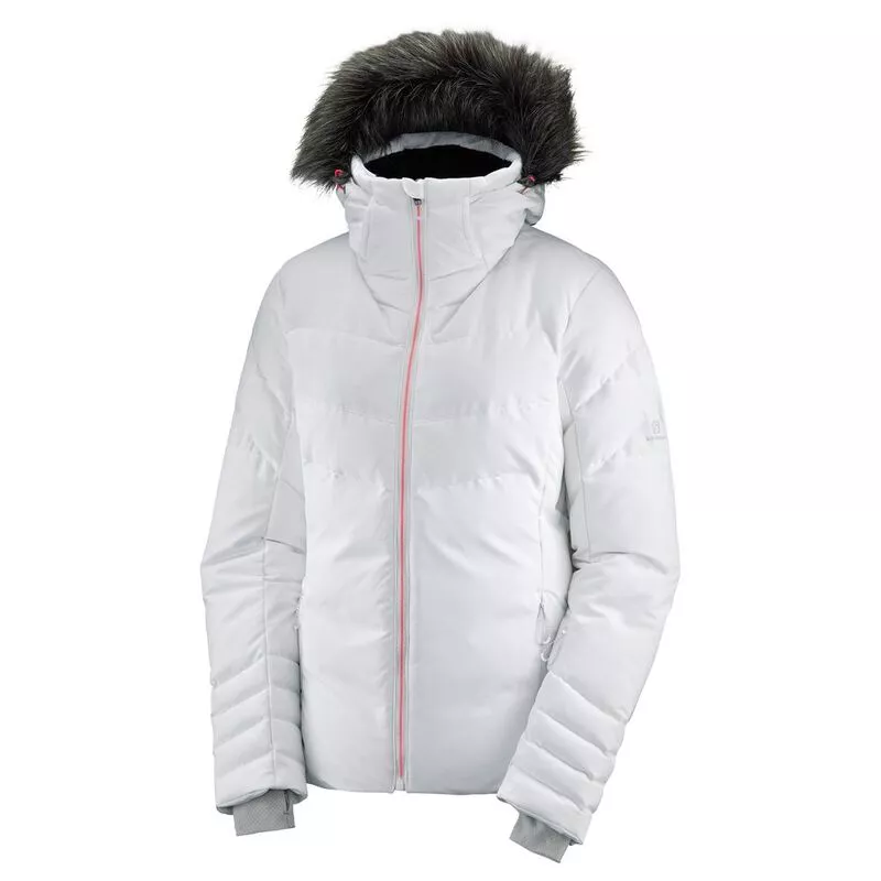 Salomon Womens Icetown Down Jacket (White) | Sportpursuit.com