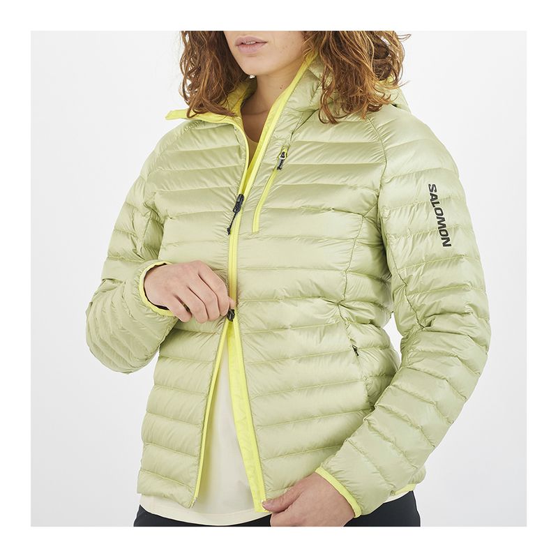 Salomon Womens Outline Jacket (Yellow) | Sportpursuit.com