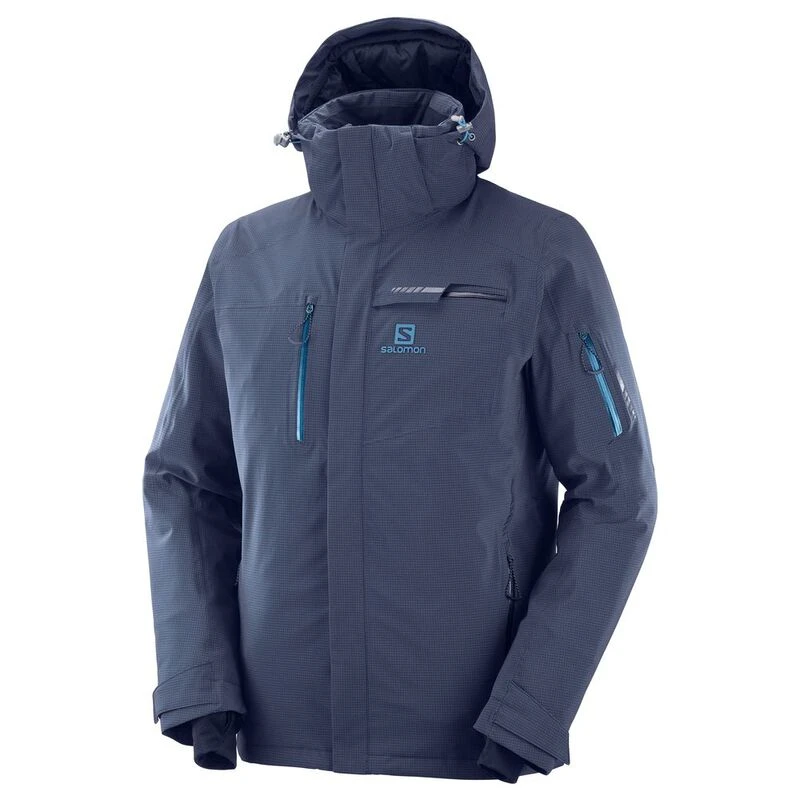 Salomon Mens Brilliant Shell Jacket (Night Sky/Lyons Blue) | Sportpurs