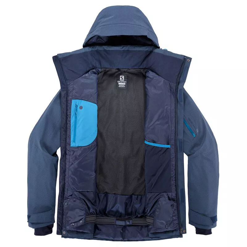 Salomon Mens Brilliant Shell Jacket (Night Sky/Lyons Blue) | Sportpurs