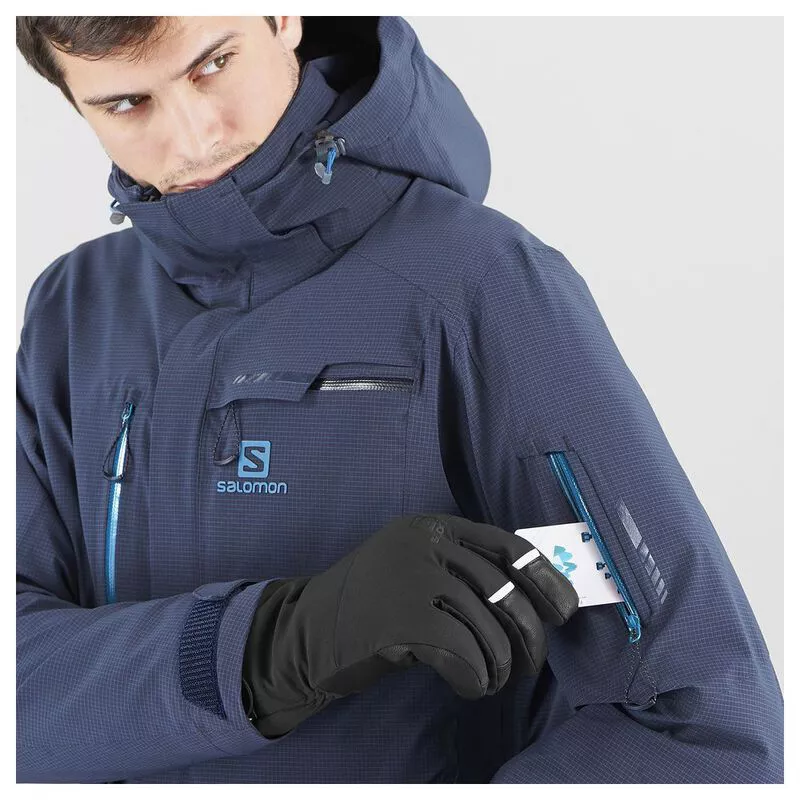 Salomon Mens Brilliant Shell Jacket (Night Sky/Lyons Blue) | Sportpurs