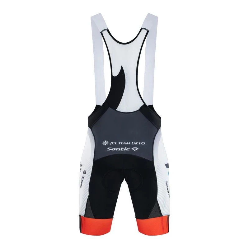 Santnic ビブショーツJCL TEAM UKYO 選手支給品 Santic Mens 2024 UKYO Pro Cycling Team Clothing Set (Black/White/Red)