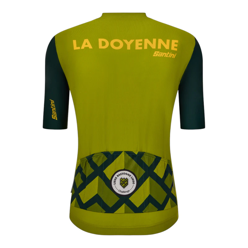 Santini Mens Liege Bastogne Liege 2025 Short Sleeve Cycling Jersey (Pr