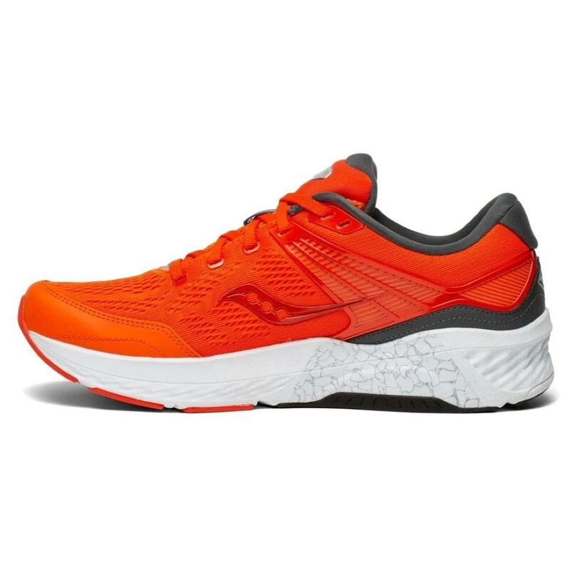 Saucony Mens Munchen 4S Shoes (Fire/Scarlet) | Sportpursuit.com display picture 1