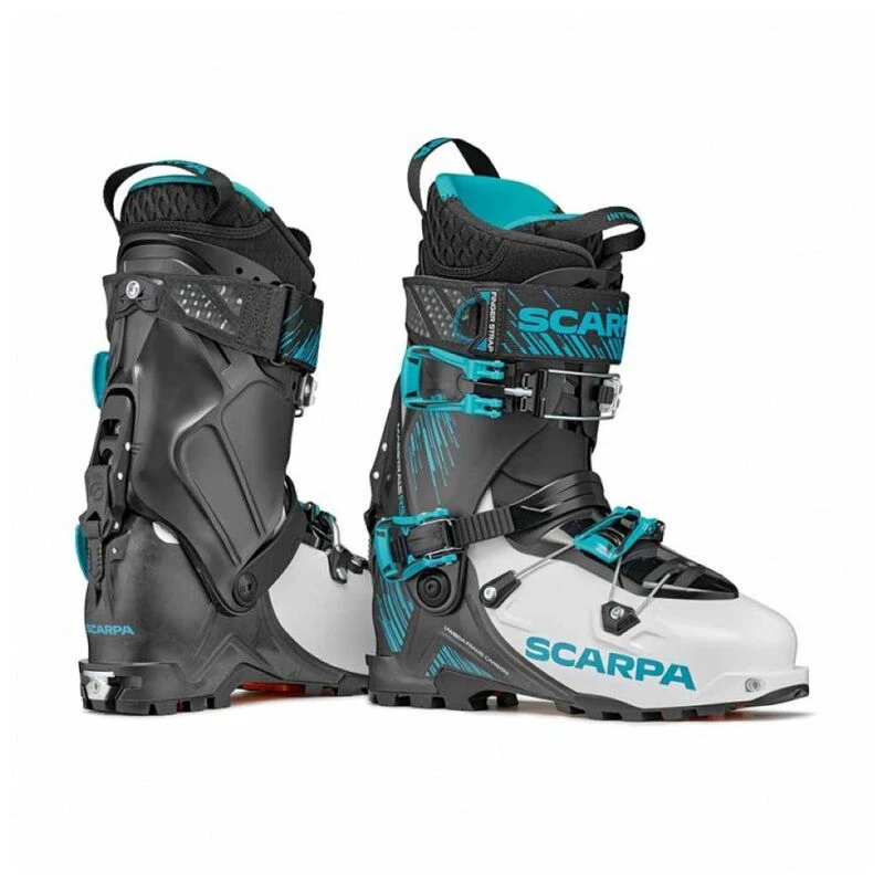 Scarpa Mens Maestrale RS Freetouring Ski Boots (White/Black/Azure) | S