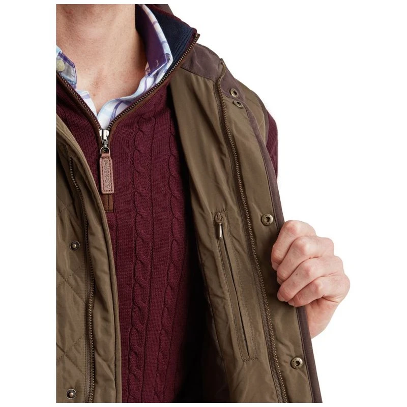 Schoffel Mens Barrowden Quilt Gilet (Olive) | Sportpursuit.com