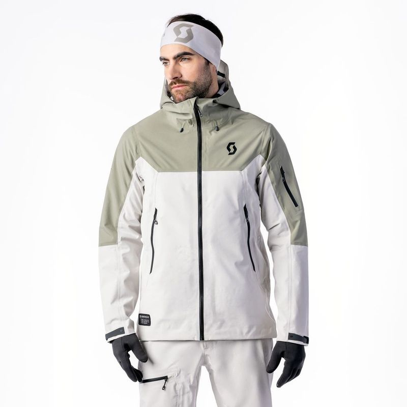 プロテクター　SCOTT　スコット　３点セット Scott Mens Explorair 3L Jacket (Dust Grey/Dust White) | Sportpursuit.c