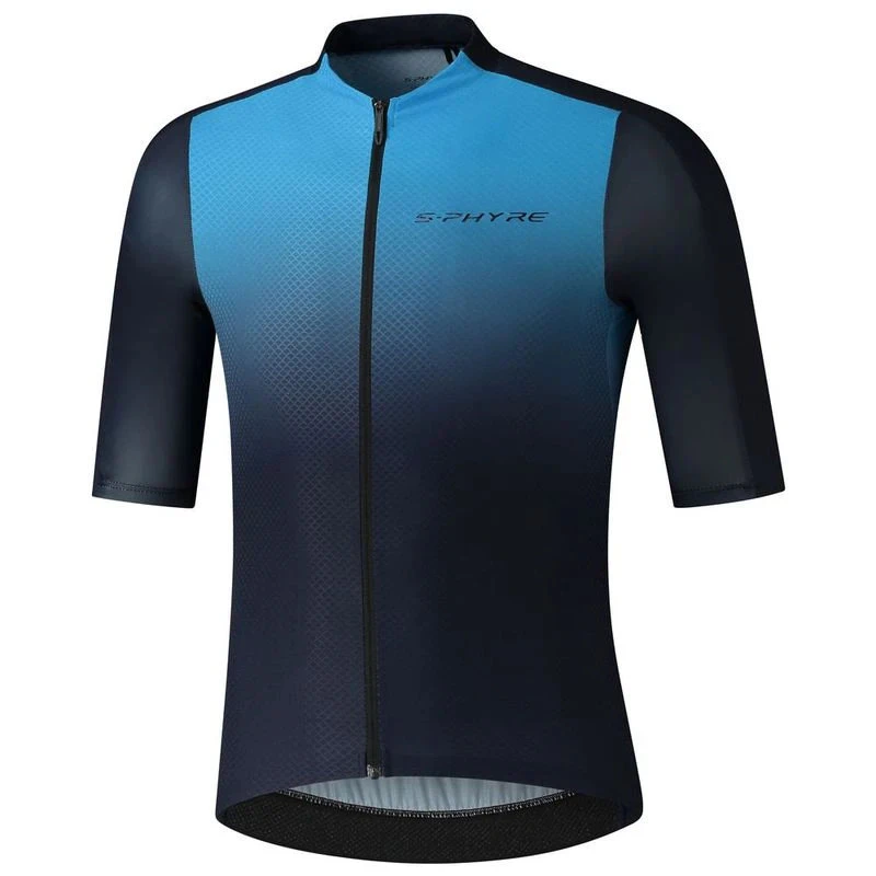 ウェア SHIMANO S-PHYRE 41 wide Shimano Camiseta ciclismo S-Phyre Flash Hombres (Azul) | privatesports