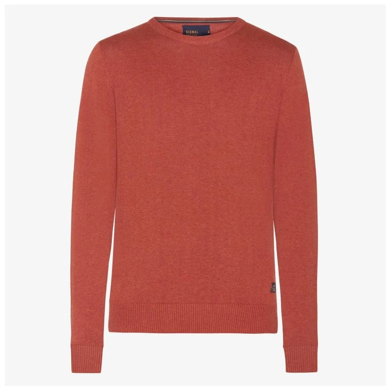 Signal Clothes Signal Clothing Mens SiVice Crew Pullover (Red Henna Melange) | Sportp