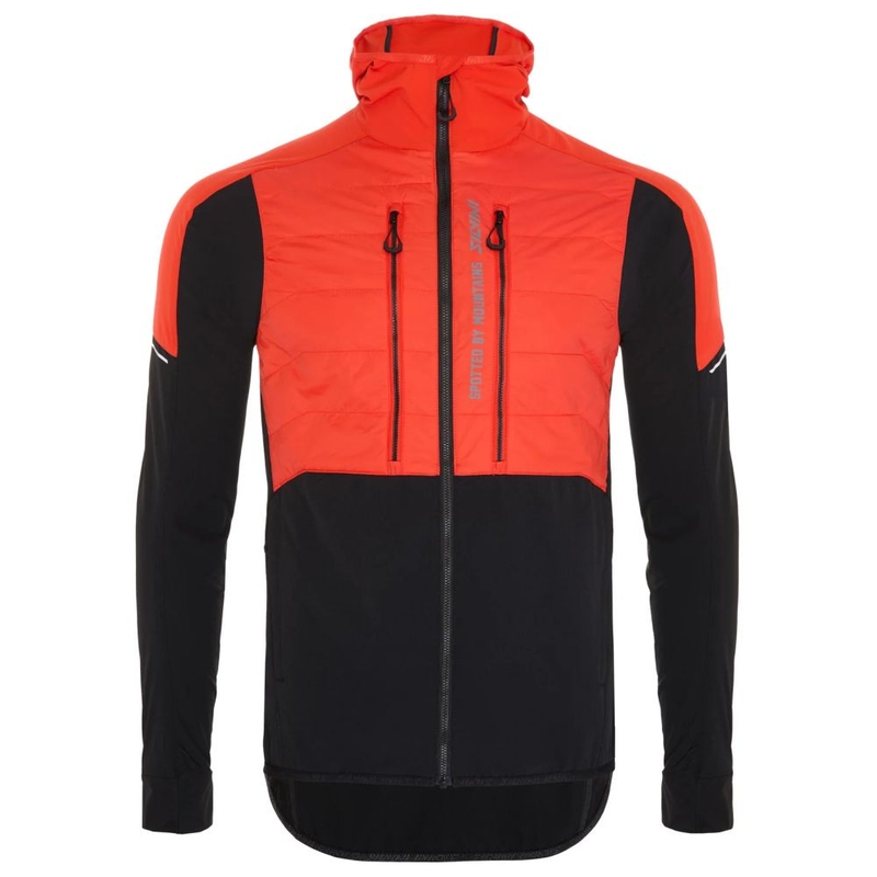 Rapha Mens Pro Team Insulated Jacket (Red/Dark Red) | Sportpursuit.com