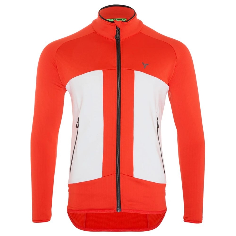 Rapha Mens Explore Zip Neck Pullover (Burgundy) | Sportpursuit.com