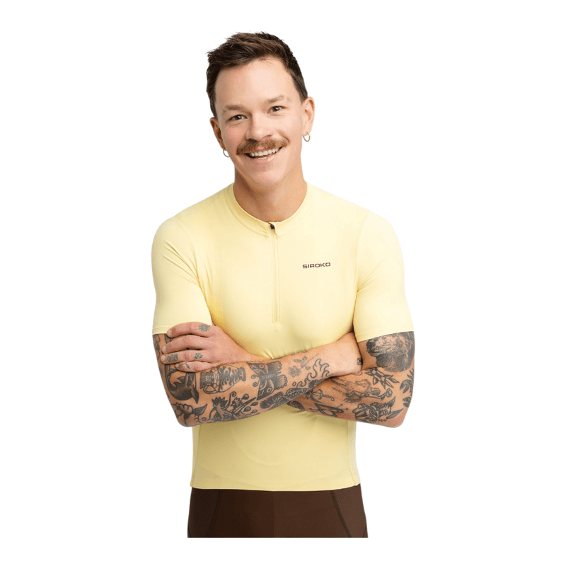 Rapha Mens Pro Team Crit Jersey (Chartreuse/Gecko Yellow) | Sportpursu
