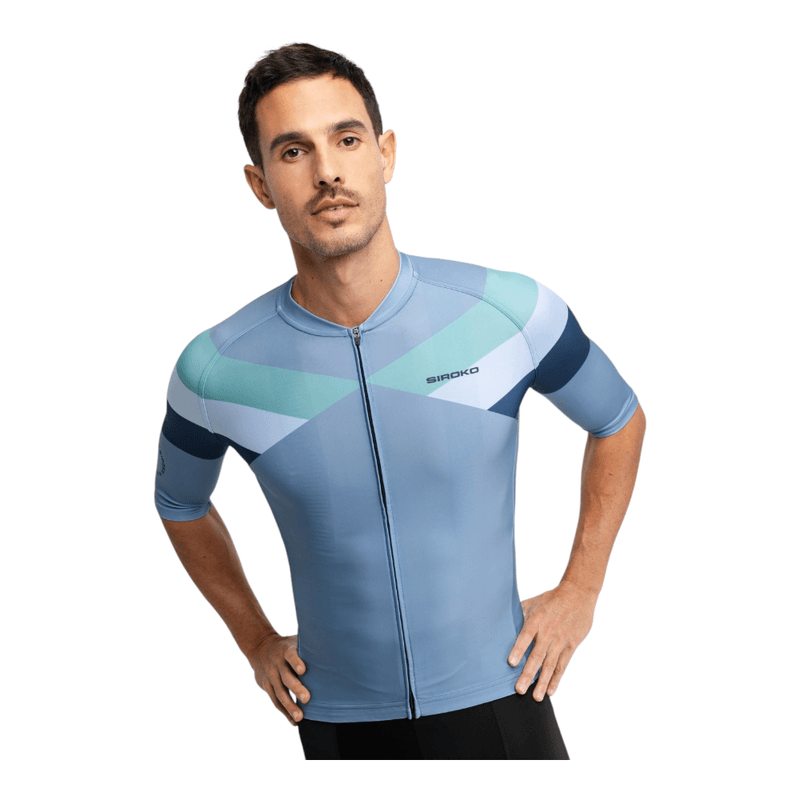 Pas Normal Studios Mens Solitude Jersey (Blue) | Sportpursuit.com