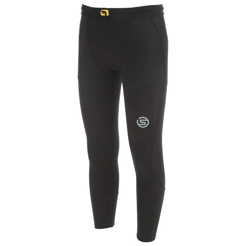 Skins Mens Series 3 Travel & Recovery Long Tights (Black) | Sportpursu